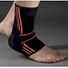 Бандажи на голеностоп POWER SYSTEM PS-6022 Ankle Support Evo Black/Orange (пара)