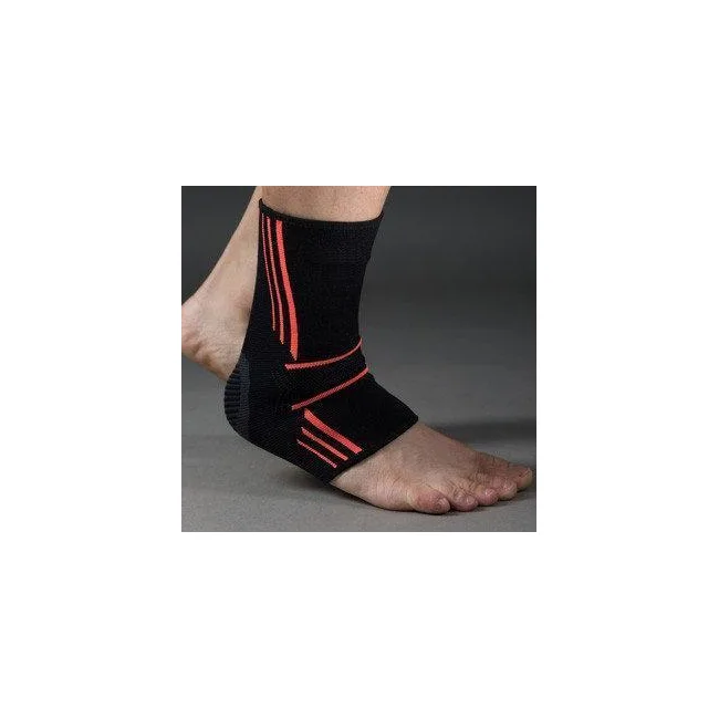 Бандажи на голеностоп POWER SYSTEM PS-6022 Ankle Support Evo Black/Orange (пара)