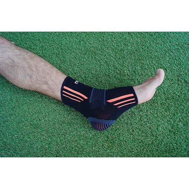 Бандажи на голеностоп POWER SYSTEM PS-6022 Ankle Support Evo Black/Orange (пара)