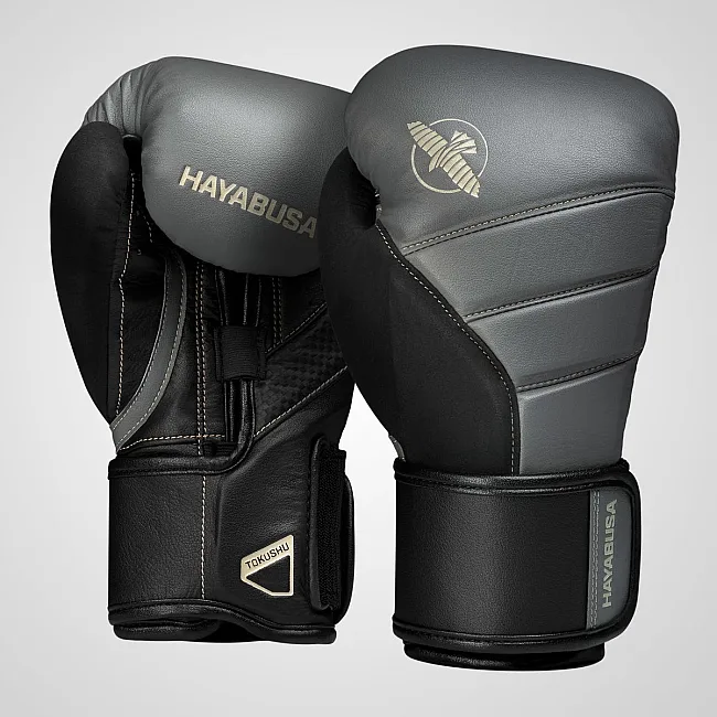 Перчатки для бокса Hayabusa T3 Charcoal Black