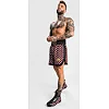 Боксерские шорты VENUM Monogram Boxing Short Black Burgundy