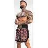 Боксерские шорты VENUM Monogram Boxing Short Black Burgundy