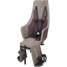 Детское кресло на велосипед BOBIKE Exclusive maxi Plus Carrier LED / Toffee Brown