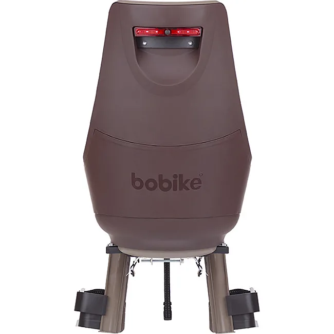 Детское кресло на велосипед BOBIKE Exclusive maxi Plus Carrier LED / Toffee Brown