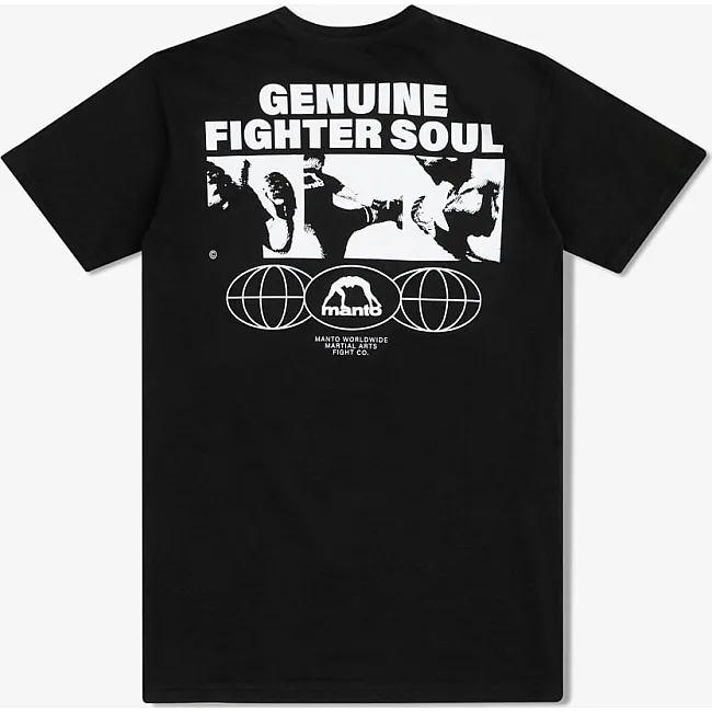 Футболка мужская MANTO FIGHTER SOUL black onyx