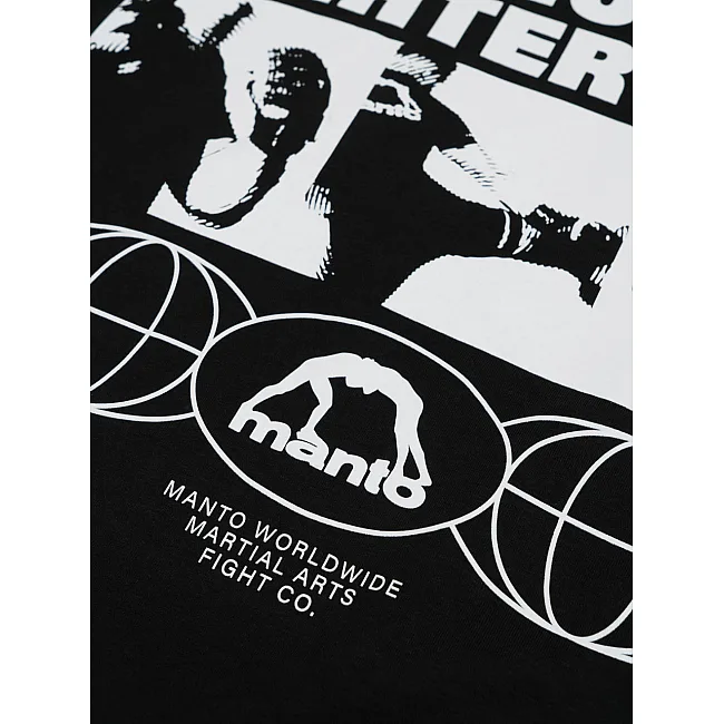 Футболка мужская MANTO FIGHTER SOUL black onyx