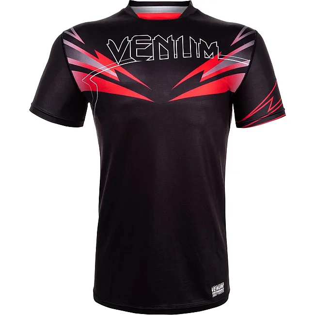 Футболка Venum Sharp 3.0 Dry Tech T-shirt Black Red