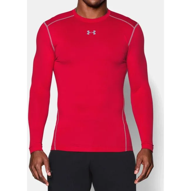 Компресійна футболка Under Armour ColdGear® Armour Compression Crew Long Sleeve Red
