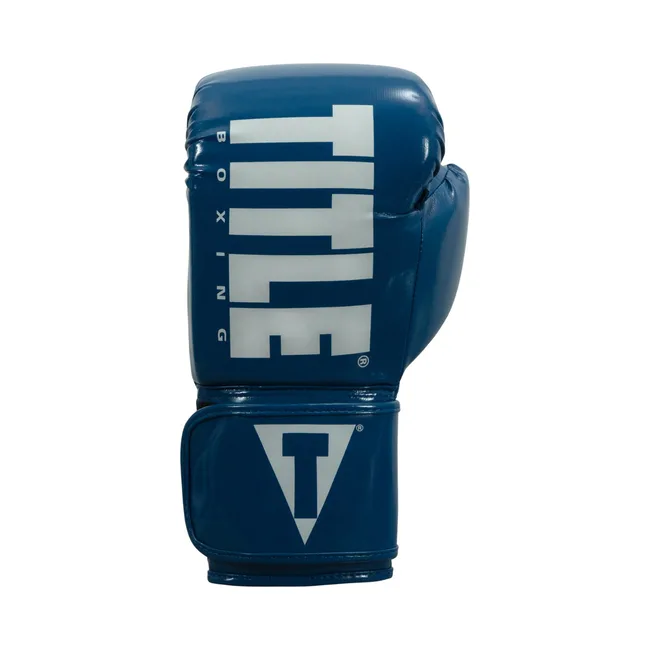 Перчатки для бокса эластичные TITLE Boxing Inferno Intensity Blue White