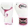 Перчатки для бокса TWINS Velcro Mesh Edition BGVLA1 White Pink