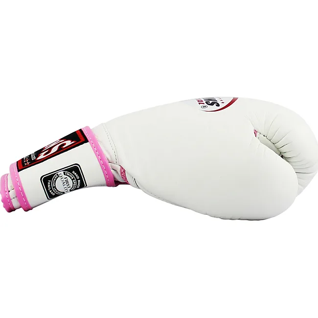 Перчатки для бокса TWINS Velcro Mesh Edition BGVLA1 White Pink