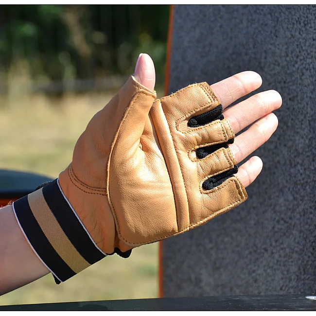 Рукавиці для фітнесу MADMAX MFG-248 Clasic Brown