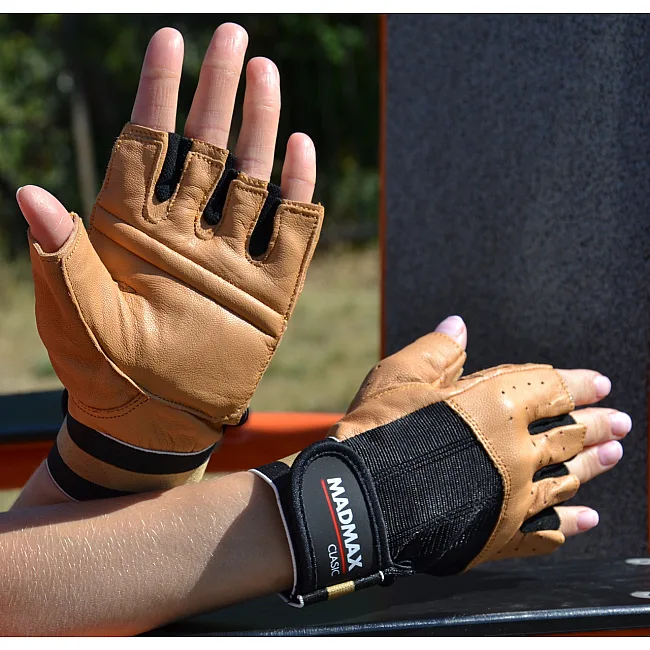 Рукавиці для фітнесу MADMAX MFG-248 Clasic Brown