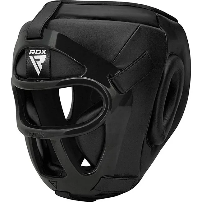 Шлем для бокса RDX T1 with Removable Face Cage Black