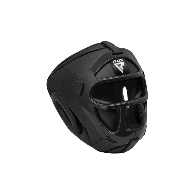 Шлем для бокса RDX T1 with Removable Face Cage Black