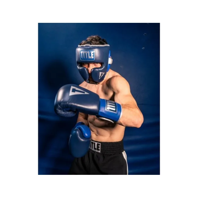 Шлем для бокса TITLE Boxing Royalty Leather Training