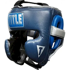 Шлем для бокса TITLE Boxing Royalty Leather Training