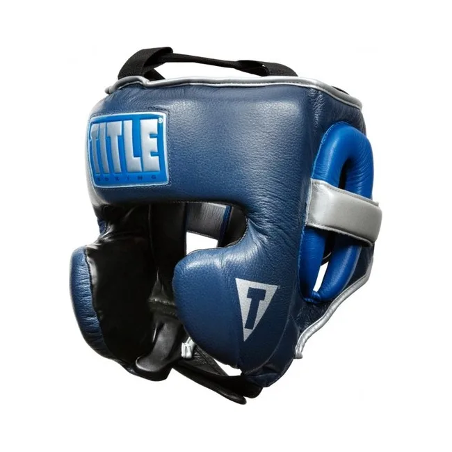 Шлем для бокса TITLE Boxing Royalty Leather Training
