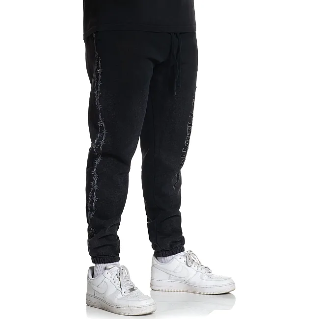 Штаны AFFLICTION Black Night Sweatpant Black Beauty Potassium Spray