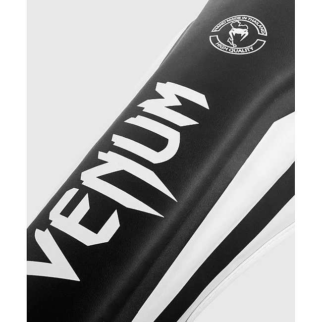 Защитные щитки для ног VENUM Elite Standup Black White