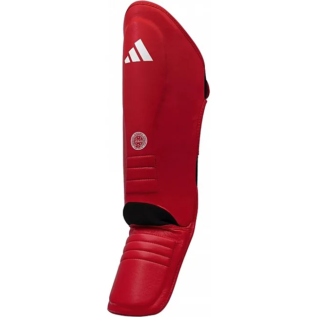 Защита голени и стопы с лицензией Wako Semi Contact | красная | ADIDAS WAKOGSS11