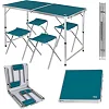 Стол раскладной NILS CAMP NC1633 с 4 стульями, синий