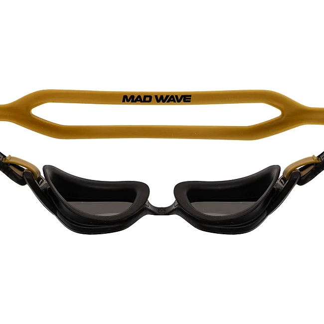 Очки для плавания взрослые MADWAVE Aquarius mirror M042426 (Черный)