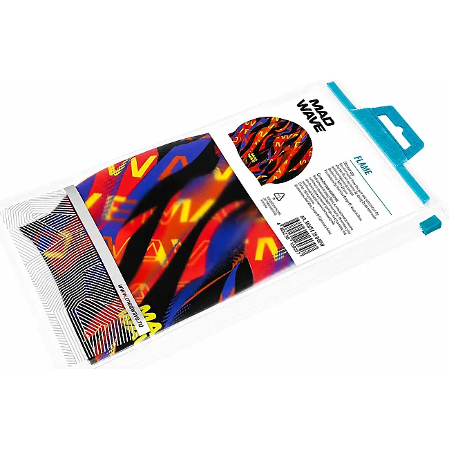 Шапочка для бассейна силиконовая для взрослых MADWAVE Flame M055458 (Разноцветный)