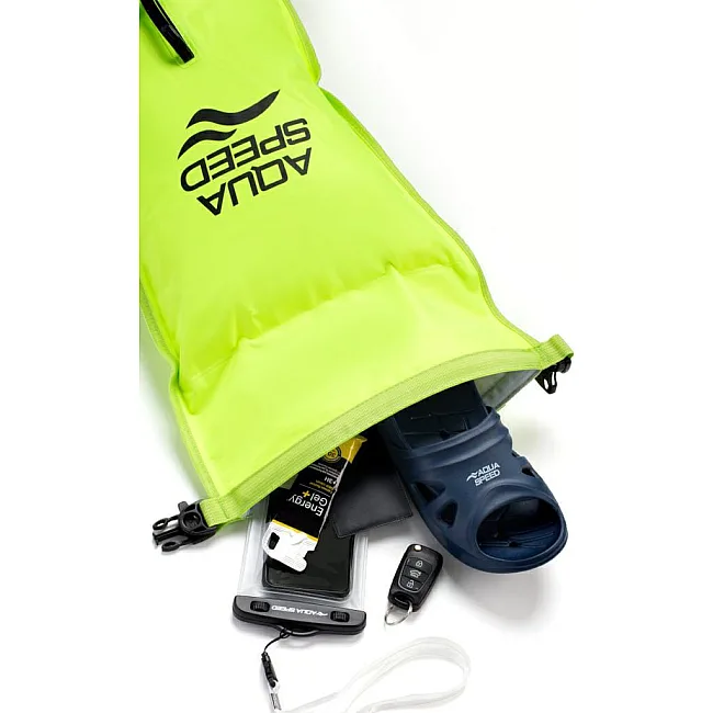 Буй для плавания Aqua Speed OPEN WATER SWIM BUOY 17L 63226 зеленый 37 x 72 см