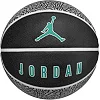 Баскетбольний м'яч NIKE JORDAN PLAYGROUND 2.0 8P DEFLATED BLACK/WHITE/WHITE/CLEAR JADE size 7