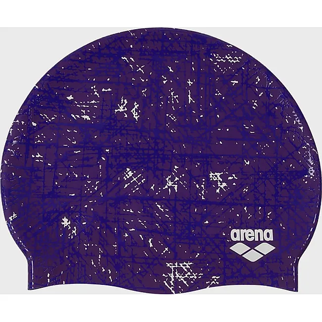 Шапка для плавания Arena PRINT 2 фиолетовый One Size