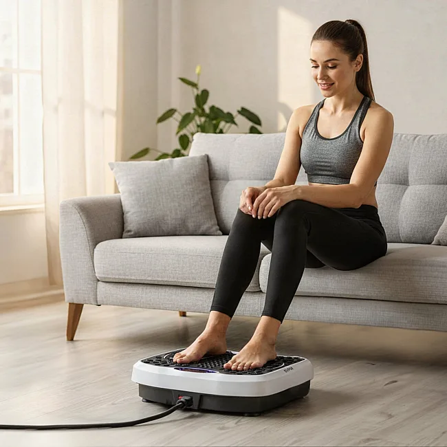 Вибрационная платформа One Fitness SVP08 черно-белая