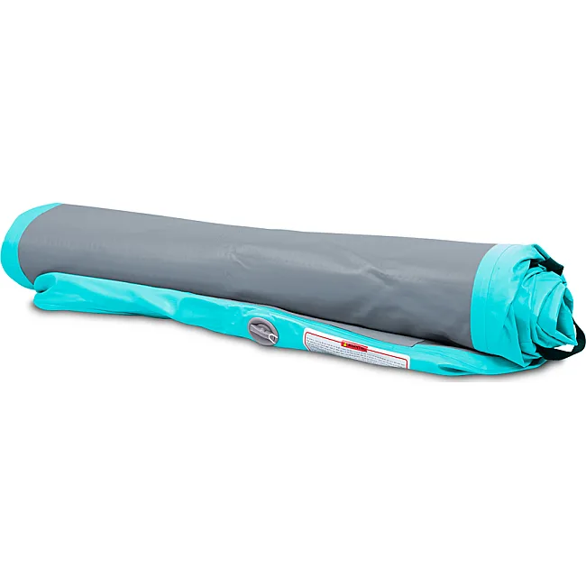 Надувной тренировочный коврик Airtrack inSPORTline Airstunt 500x100x10 см бирюзовый