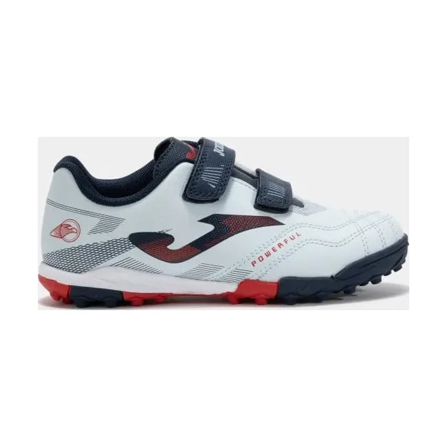 Футзалки детские Joma POWERFULL белый, темно-синий (для детей)