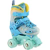 Ролики квады раздвижные SP-SPORT STL-155Q (Голубой)