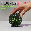 Набір масажних м'ячиків PowerPlay 4007 EPP Massage Ball Чорно-Зелені (3 шт.)