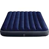 Матрац надувний Intex 64758 з насосом 191х137х25 см, чорно-синій
