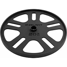 Млинці диски сталеві для станової тяги Deadlift Pulling Weight Plates ZELART TA-6992-20 (Чорний)