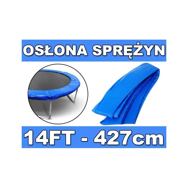 Защита на пружины для батута SkyRamiz 427 см/14 футов, синий