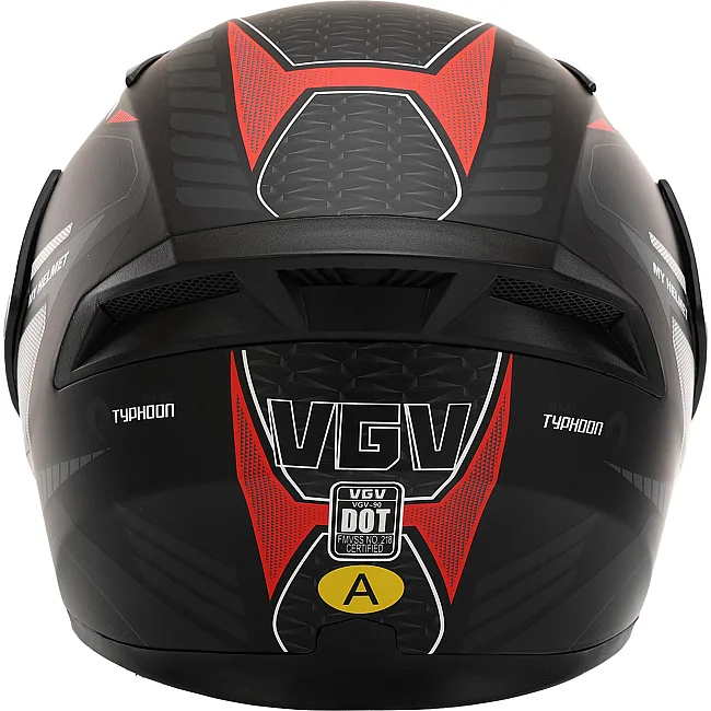 Мотошлем Трансформер VGV MT-3294 (Серый-красный)