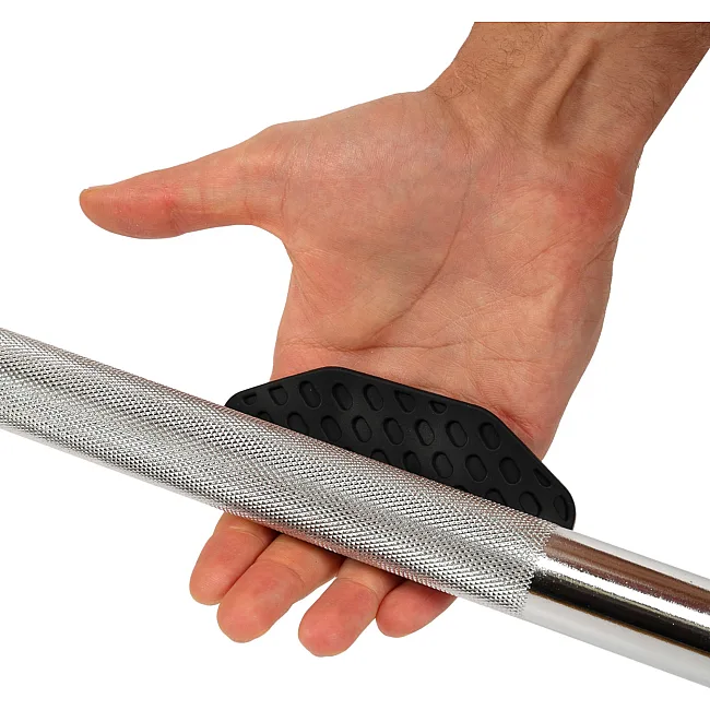 Накладки на ладони грипсы Gym Grips для силовых тренировок и турника нескользящие силиконовые SP-SPORT TA-6742 2 шт (Черный)