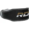 Пояс для тяжелой атлетики RDX 4 кожаный Black Gold