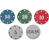 Набор для покера в пластиковом кейсе Poker game set Poker game set SP-SPORT
 100S-2E 100 фишек