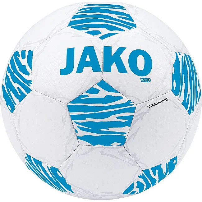 М'яч футбольний JAKO Training ball Wild білий, синій 5