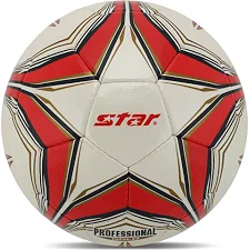 Футбольный мяч SELECTAR PROFESSIONAL GOLD SB345G №5 Compite кожа (Белый-красный)