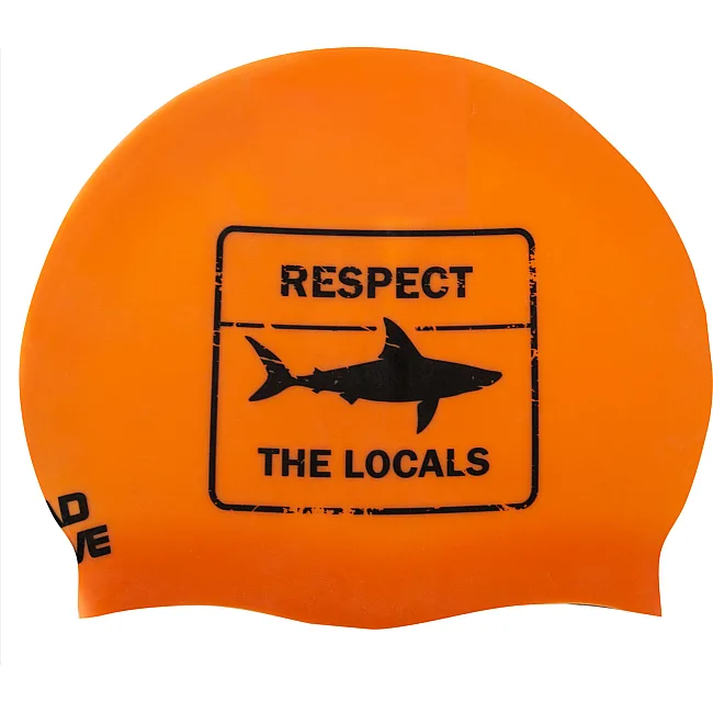 Шапочка для бассейна
 силиконовая для взрослых MADWAVE
 RESPECT reversible M055024 (Оранжевый-серый)