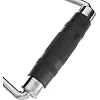Рукоятка одиночная закрытая ручка для блочного тренажера HIGHQ SPORT SC-8095 хром