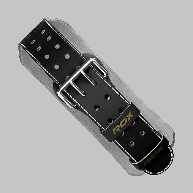 Пояс для тяжелой атлетики RDX 4 кожаный Black Gold