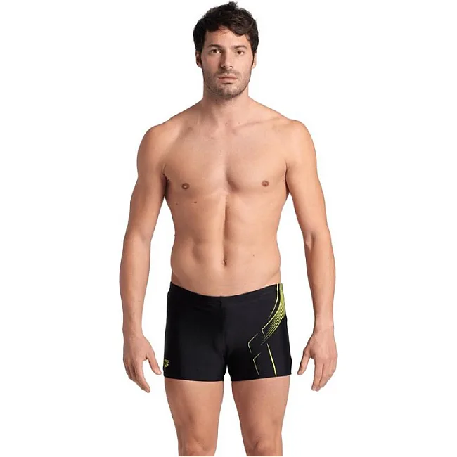 Плавки мужские Arena DIVE SWIM SHORT черный, желтый