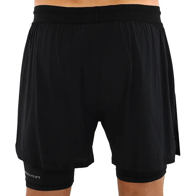 Спортивные шорты
 двойные 2 в 1 с тайтсами мужские JOMA

 R-TRAIL NATURE 103174-100 (Черный)